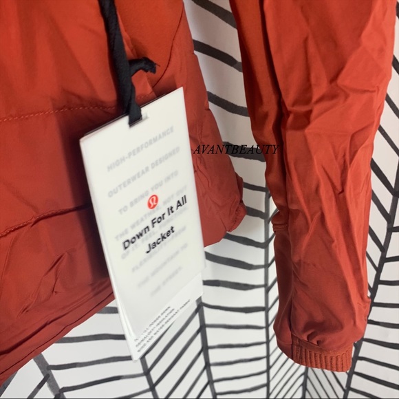 🔸 Lululemon down for it all jacket magma size 2 - Picture 5 of 16